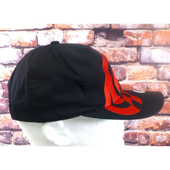 American Needle Michigan Speedway 97 Hat Black Red Adjustable Baseball Cap - Picture 3 of 9